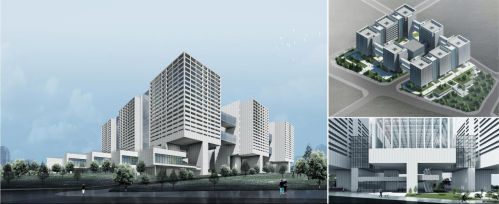 城建档案馆新馆库项目建筑效果图