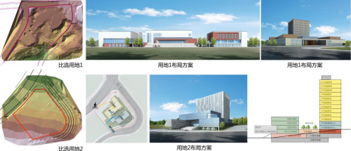 用地比选初步概念方案示意